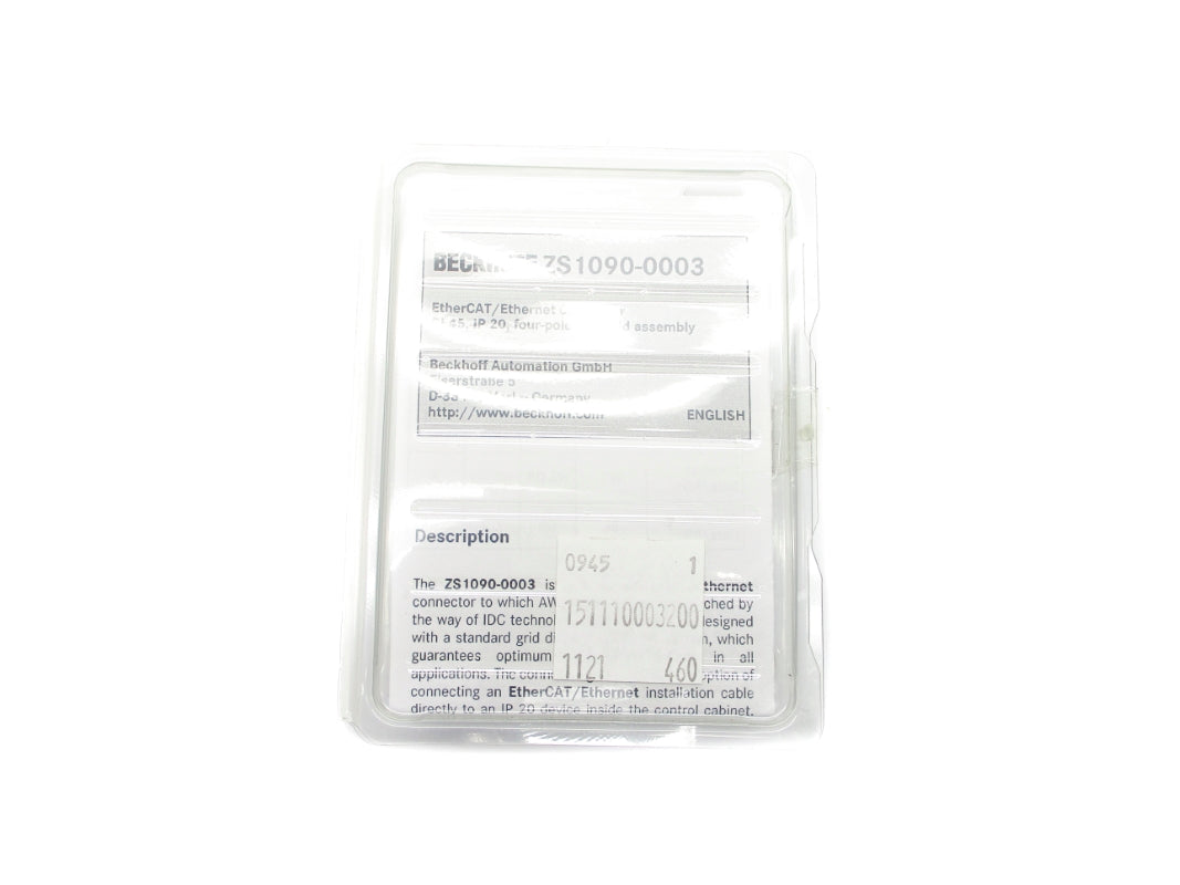 BECKHOFF ZS1090-0003 NSMP