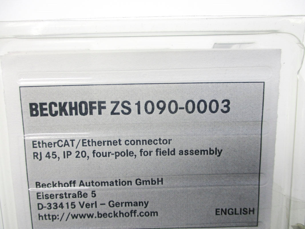 BECKHOFF ZS1090-0003 NSMP