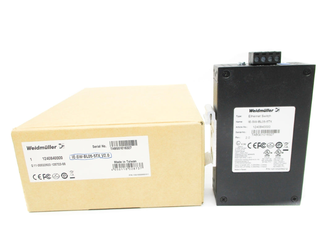 WEIDMULLER IE-SW-BL05-5TX 124084000 NSMP