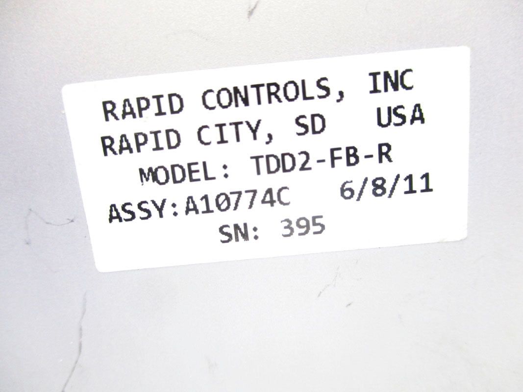 RAPID CONTROLS TDD2-FB-R UNMP