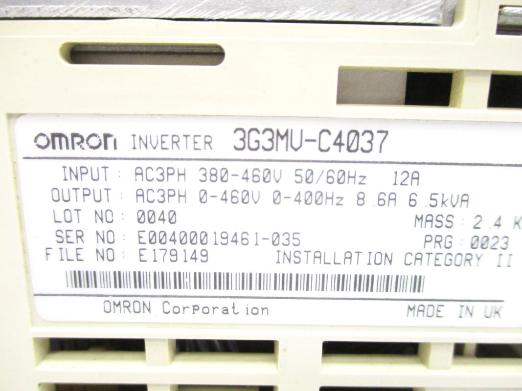 OMRON 3G3MV-C4037 UNMP