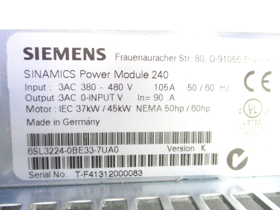 SIEMENS 6SL3224-0BE33-7UA0 NSNP