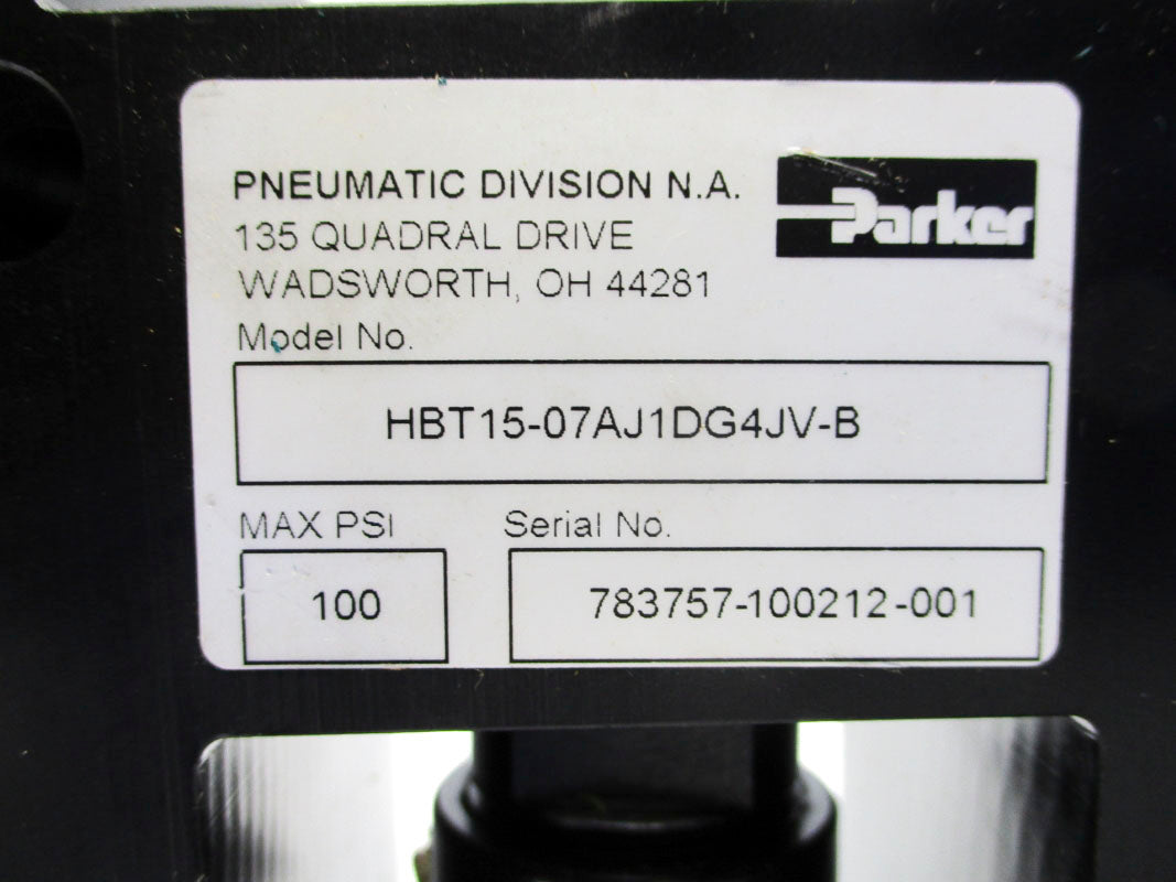 PARKER HBT15-07AJ1DG4JV-B 100PSI NSNP