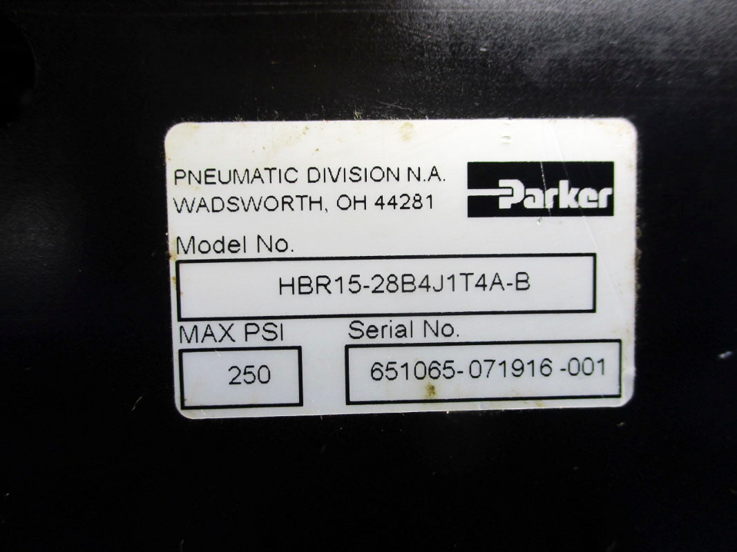 PARKER HBR15-28B4J1T4A-B 250PSI NSNP