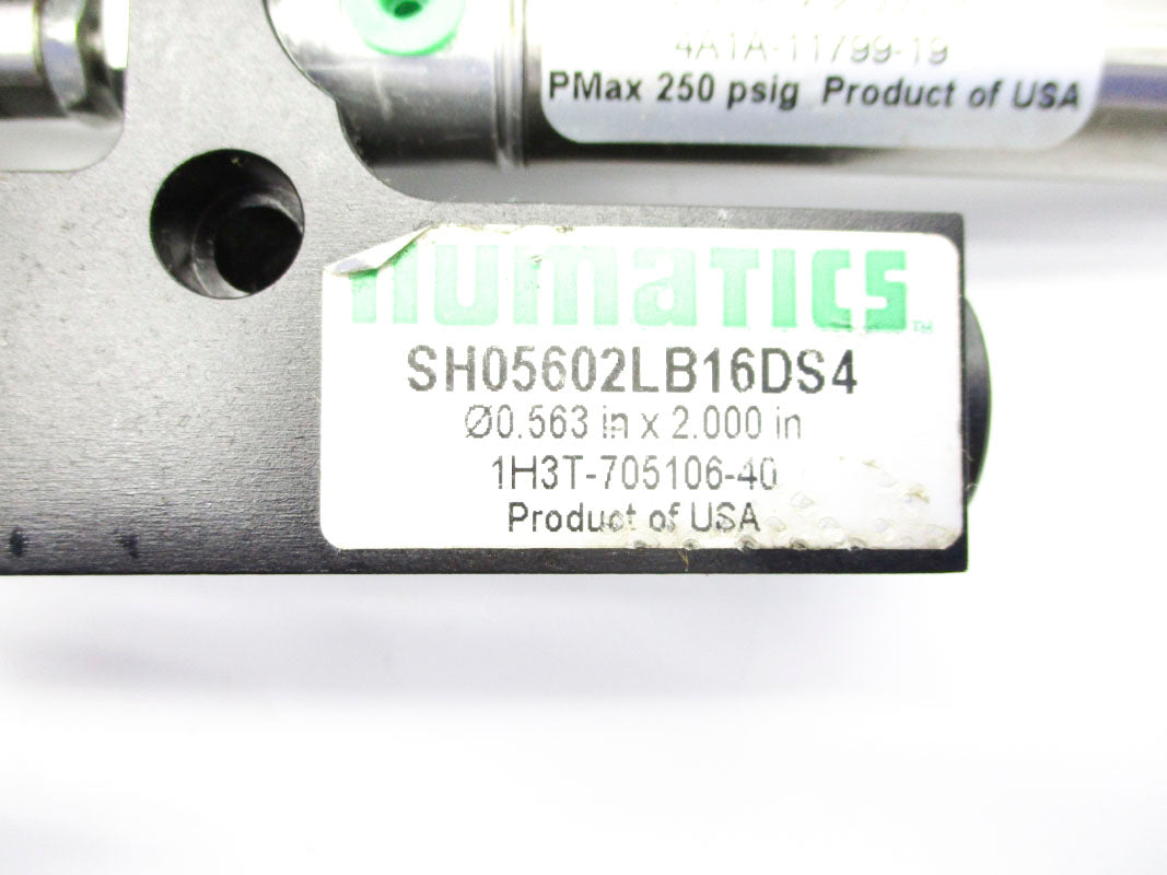 NUMATICS SH05602LB16DS4 250PSIG UNMP