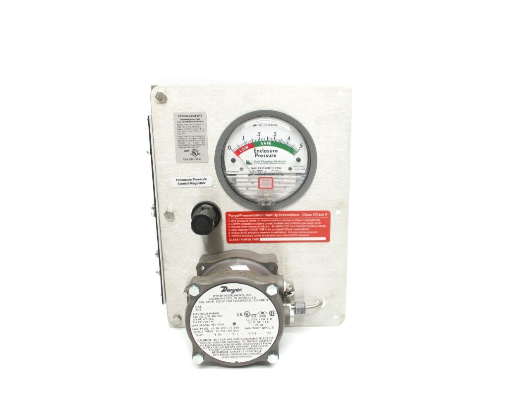 BEST PURGING SYSTEMS YZ101A-CI/CII-W-V 0-.5PSI NSNP