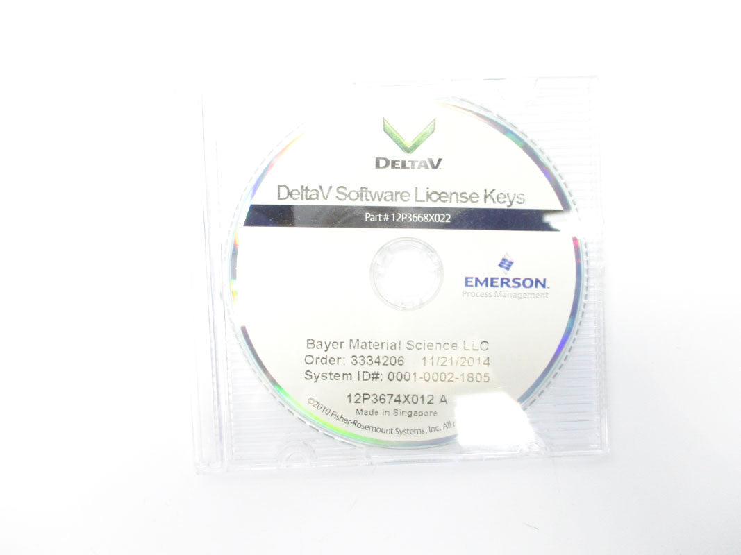 FISHER-ROSEMOUNT SYSTEMS 12P3674X012 NSMP