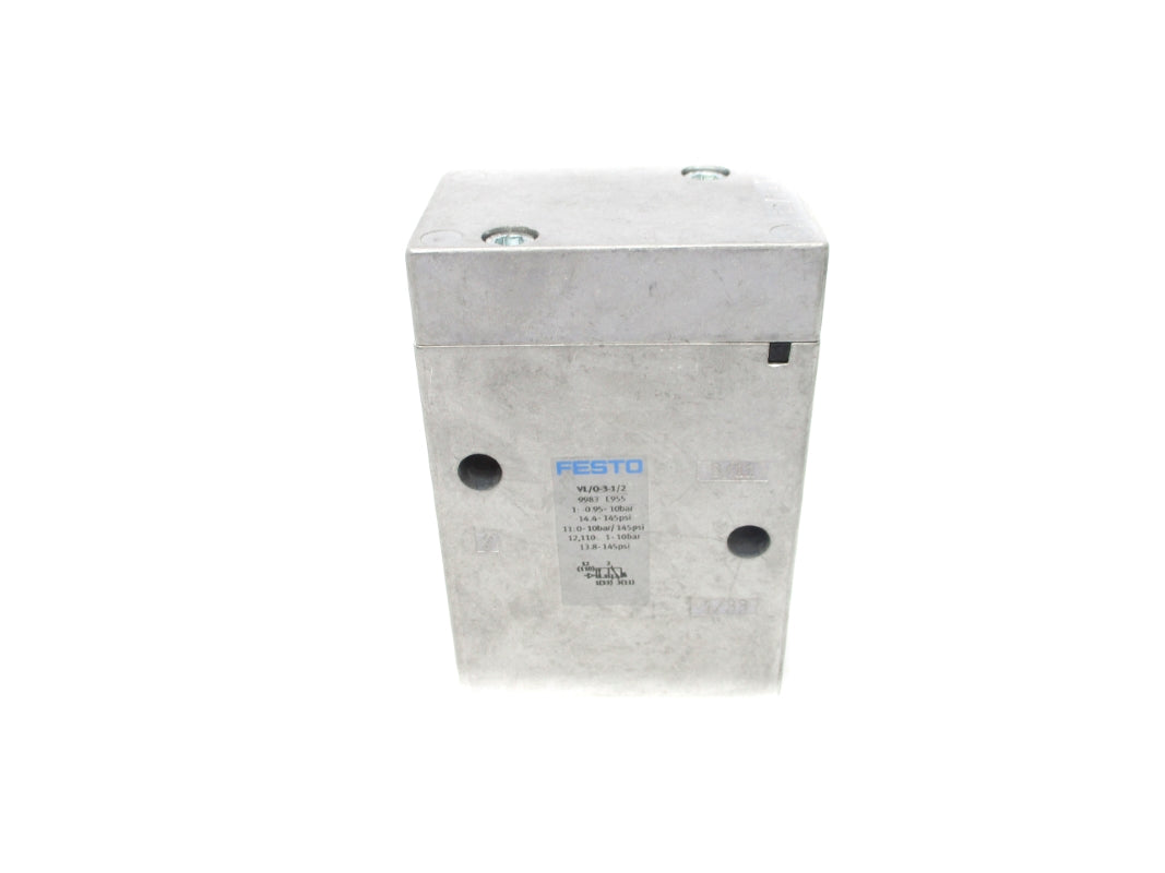 FESTO VL/O-3-1/2 9983 -14.4-145PSI NSNP