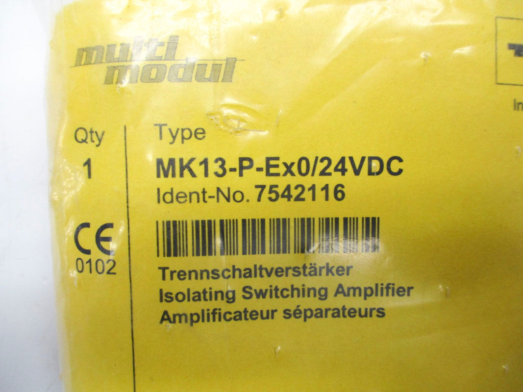 TURCK MK13-P-EX0/24VDC 7542116 NSMP