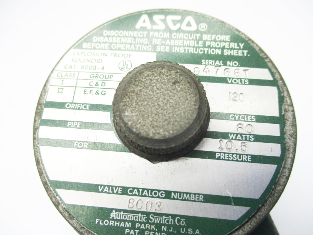 ASCO 8003 120V UNMP