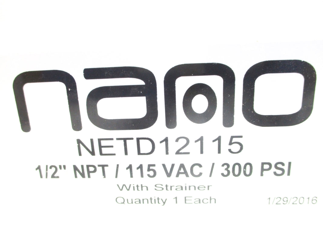 NANO NETD12115 115VAC 300PSI NSMP