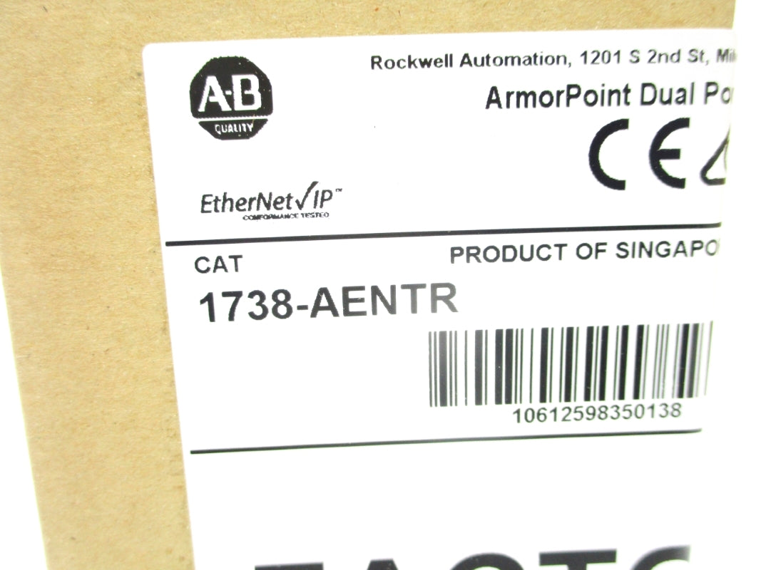 ALLEN BRADLEY 1738-AENTR SER. B F/W 5.012 DATE: 2016 NSFS