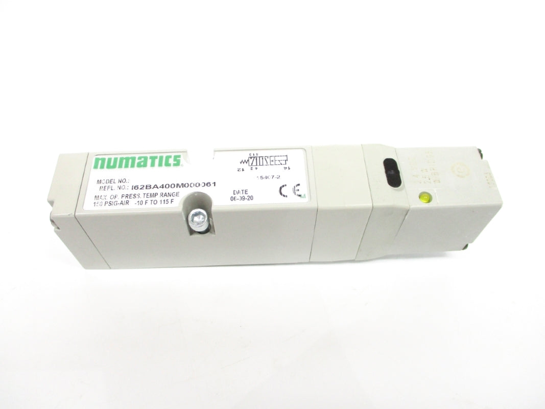 NUMATICS I62BA400M000061 150PSIG 24VDC NSNP