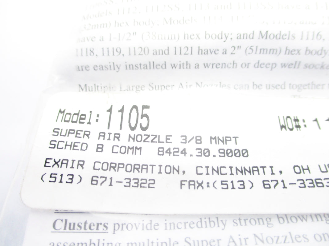 EXAIR 1105 NSMP