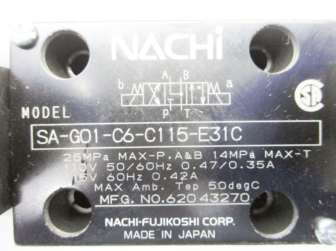 NACHI SA-G01-C6-C115-E31C 110-115V NSNP