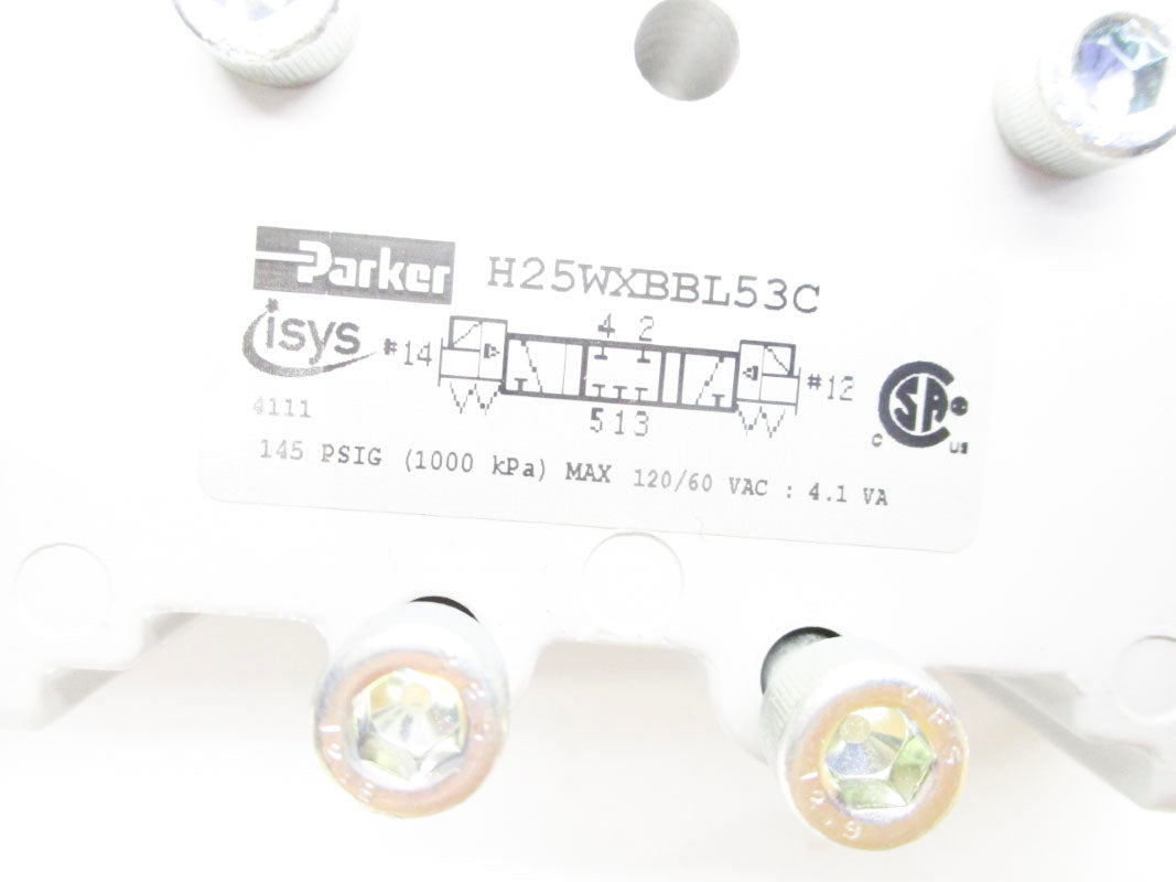 PARKER H25WXBBL53C 145PSIG 120VAC NSMP
