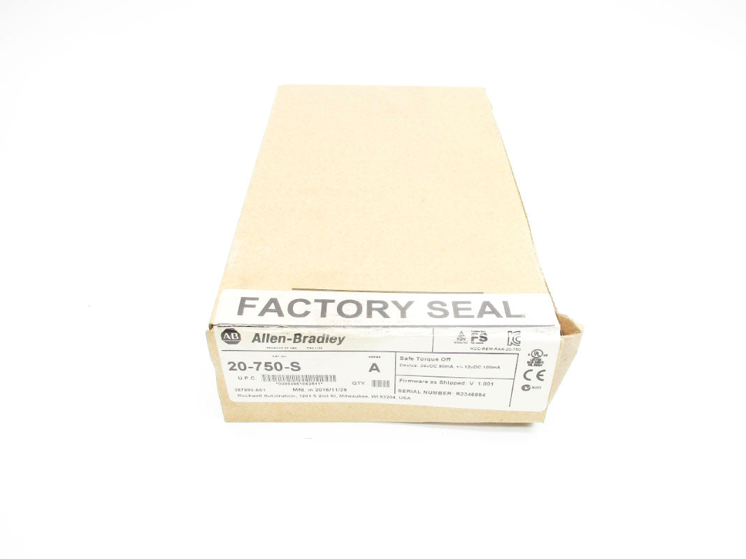 ALLEN BRADLEY 20-750-S SER. A F/W V1.001 DATE: 2016 NSFS