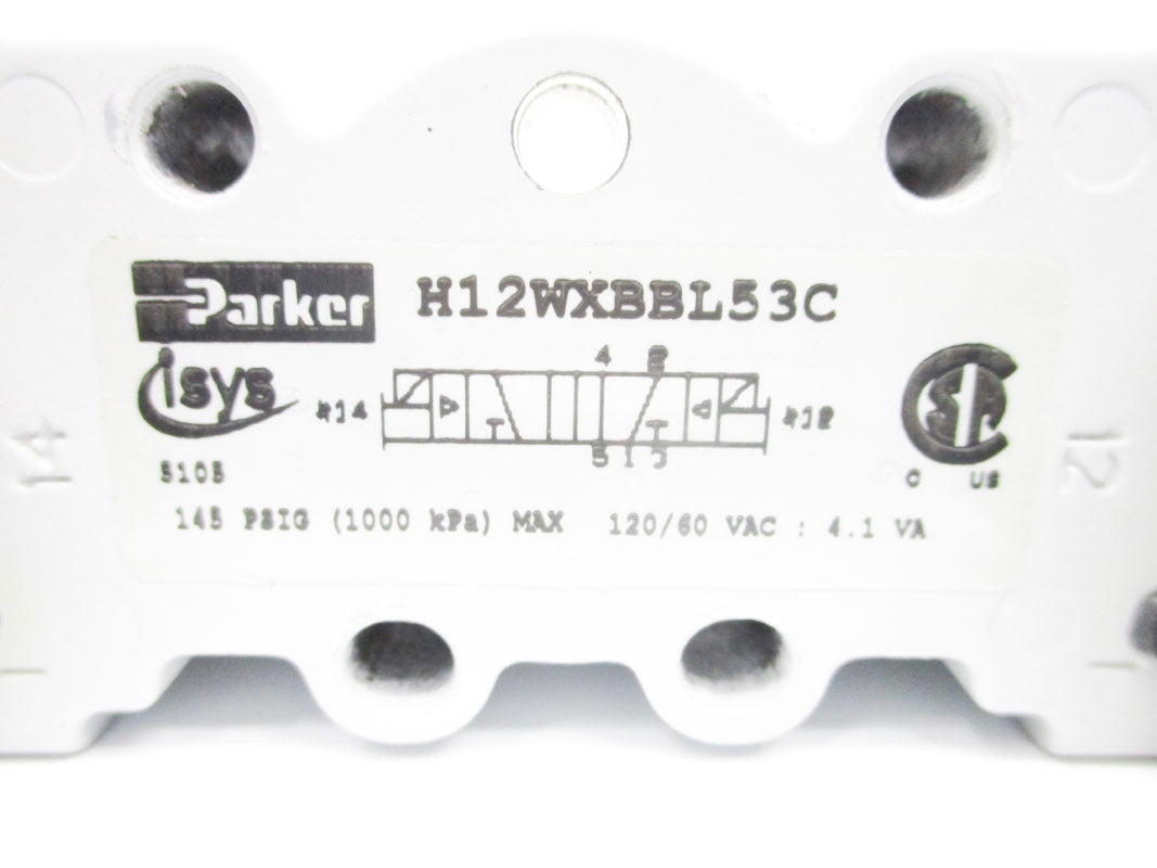 PARKER H12WXBBL53C 145PSIG 120VAC NSMP