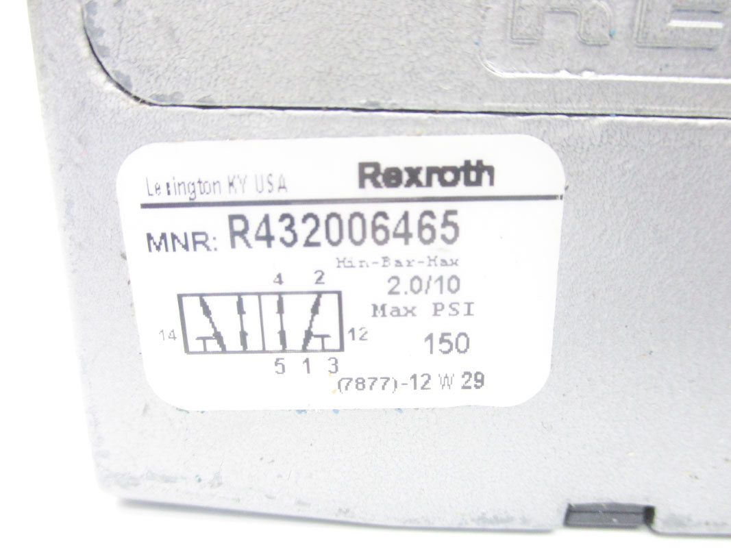 REXROTH R432006465 150PSI 24VDC UNMP