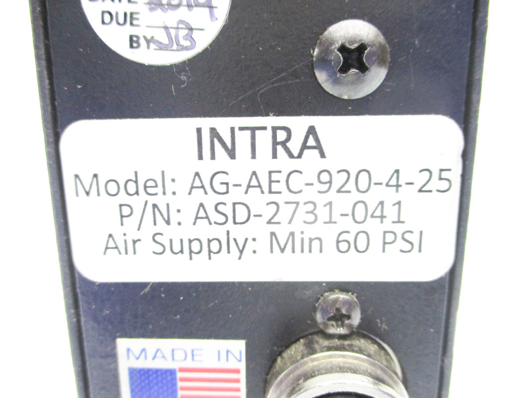 INTRA AG-AEC-920-4-25 ASD-2731-041 60PSI UNMP