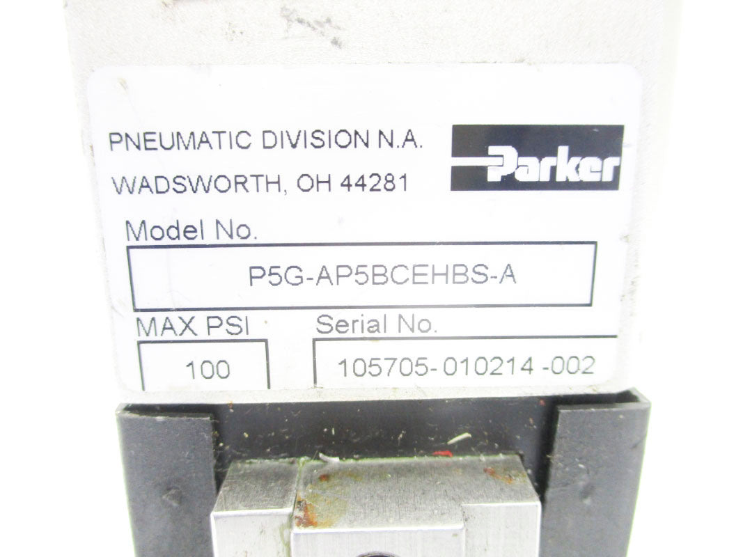 PARKER P5G-AP5BCEHBS-A 100PSI UNMP