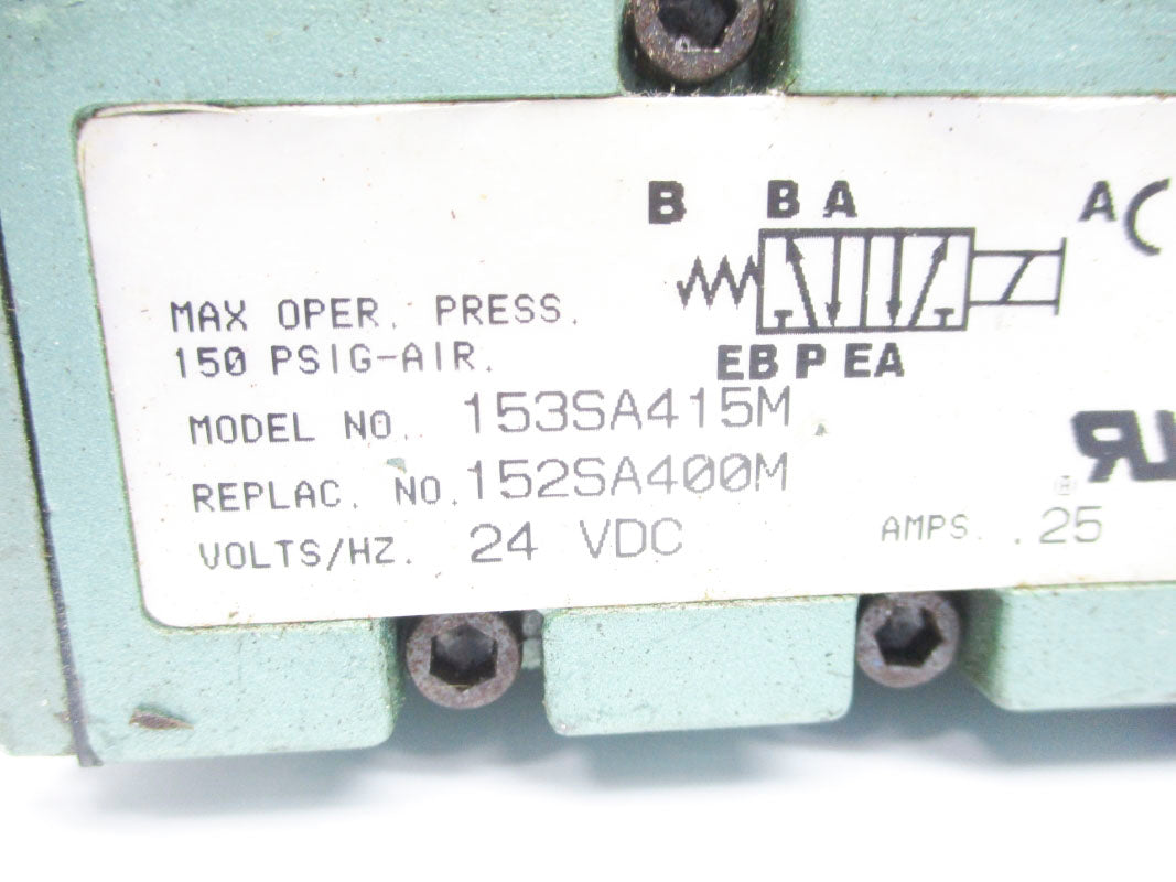 NUMATICS 152SA400M 24VDC 150PSIG UNMP