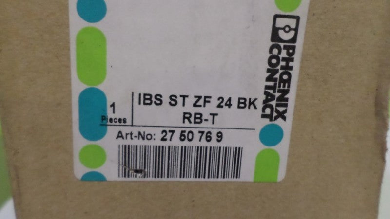 PHOENIX CONTACT IBS ST ZF 24 BK RB-T INTERBUS TERMINAL *NEW IN BOX*