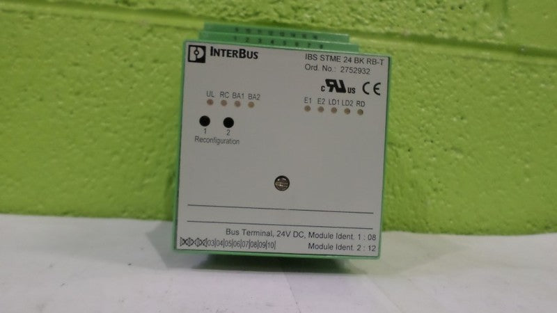 PHOENIX CONTACT IBS ST ZF 24 BK RB-T INTERBUS TERMINAL *NEW IN BOX*