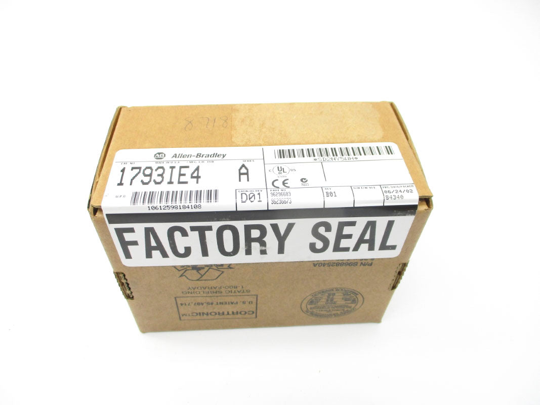 ALLEN BRADLEY 1793-IE4 SER. A DATE: 2002 NSFS