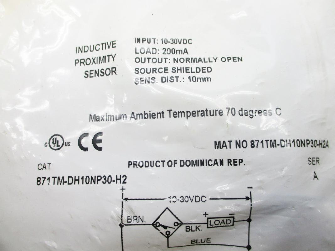 ALLEN BRADLEY 871TM-DH10NP30-H2 SER. A NSMP