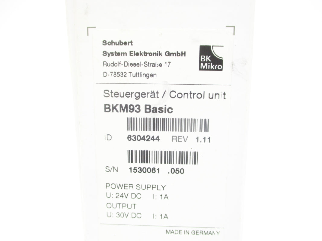 BK MIKRO BKM93 6304244 NSMP