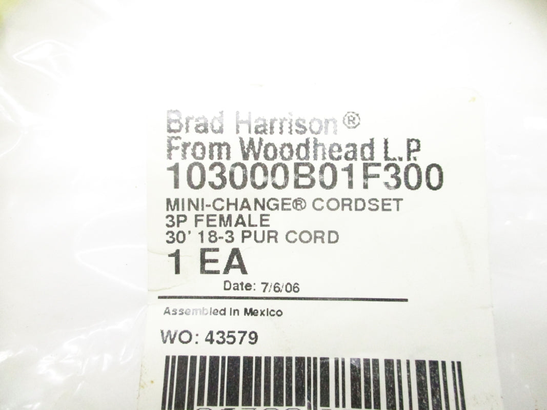 DANIEL WOODHEAD 103000B01F300 NSMP