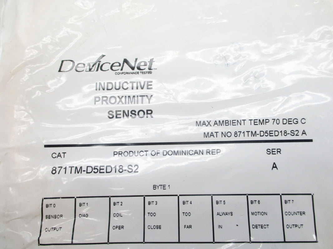 ALLEN BRADLEY 871TM-D5ED18-S2 SER. A NSMP