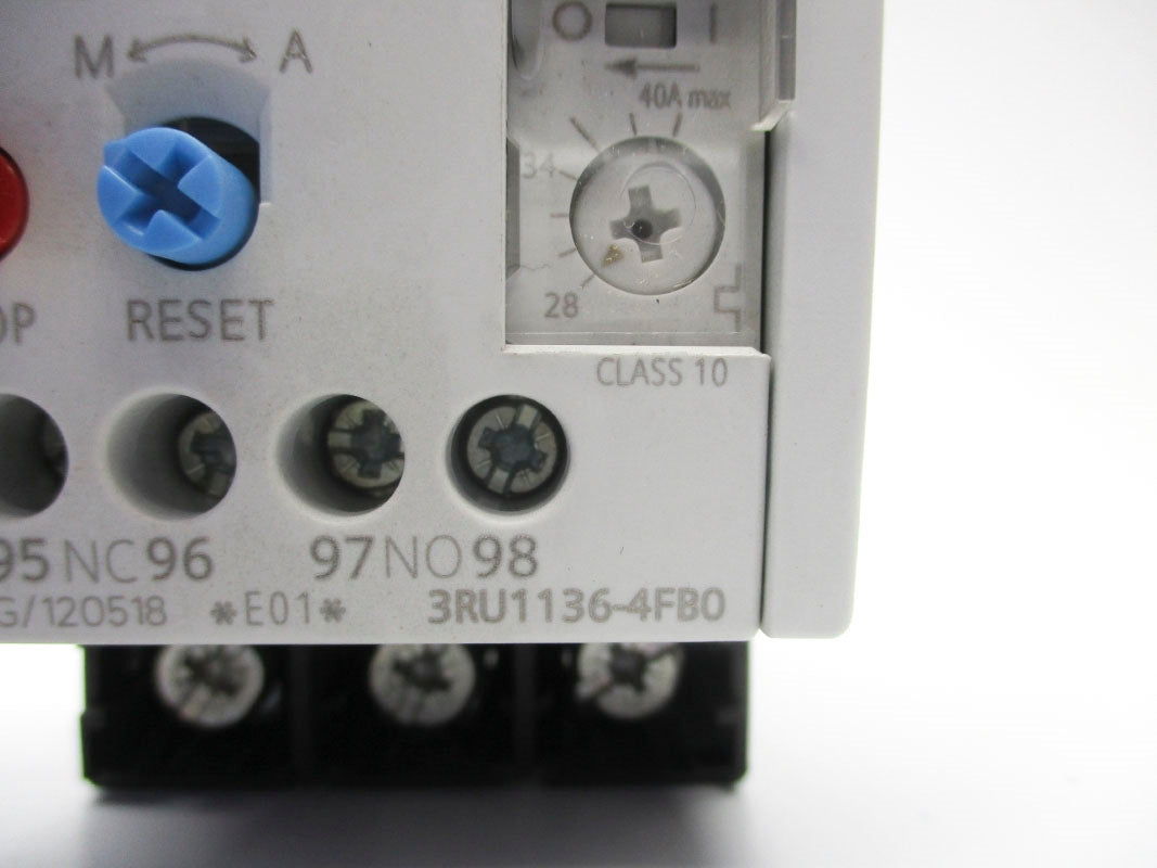 SIEMENS 3RU1136-4FB0 28-40A (AS PICTURED) NSNP