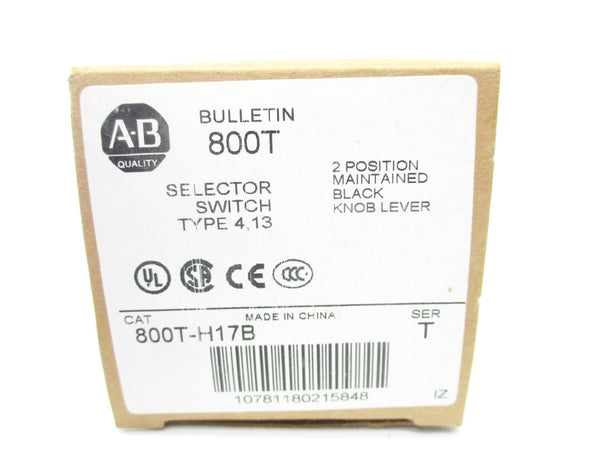 ALLEN BRADLEY 800T-H17B SER. T (BR/WH) NSMP