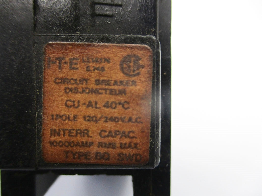 ITE BQ1B015 15A 120/240VAC UNMP