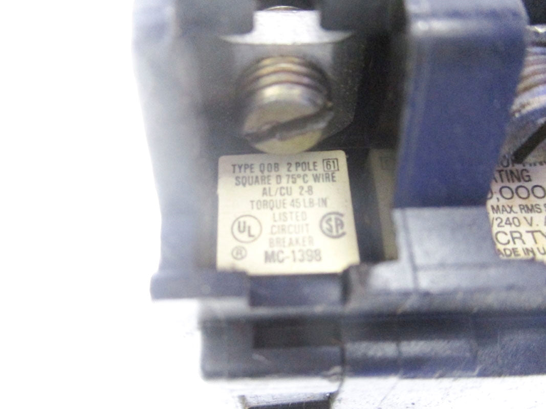 SQUARE D QOB250 120/240VAC 50A UNMP