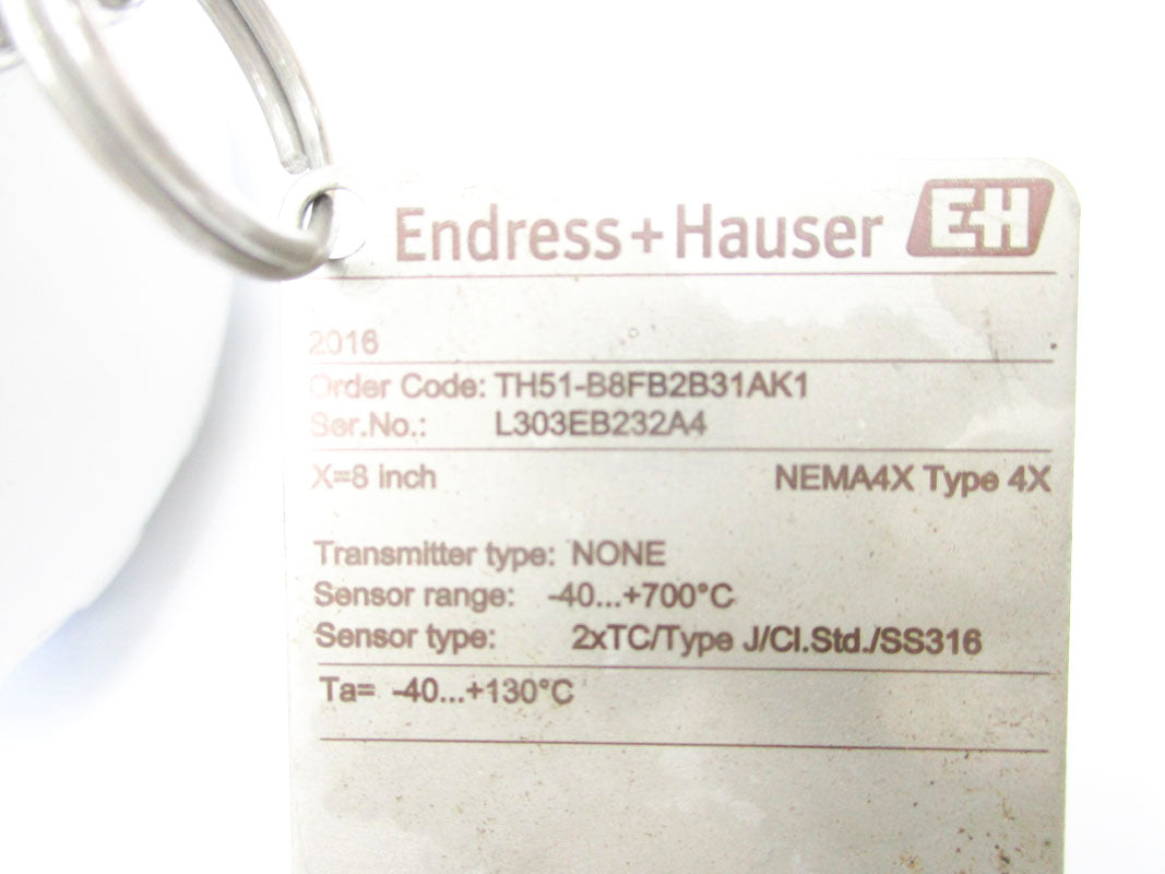 ENDRESS+HAUSER TH51-B8FB2B31AK1 -40/700'C NSNP