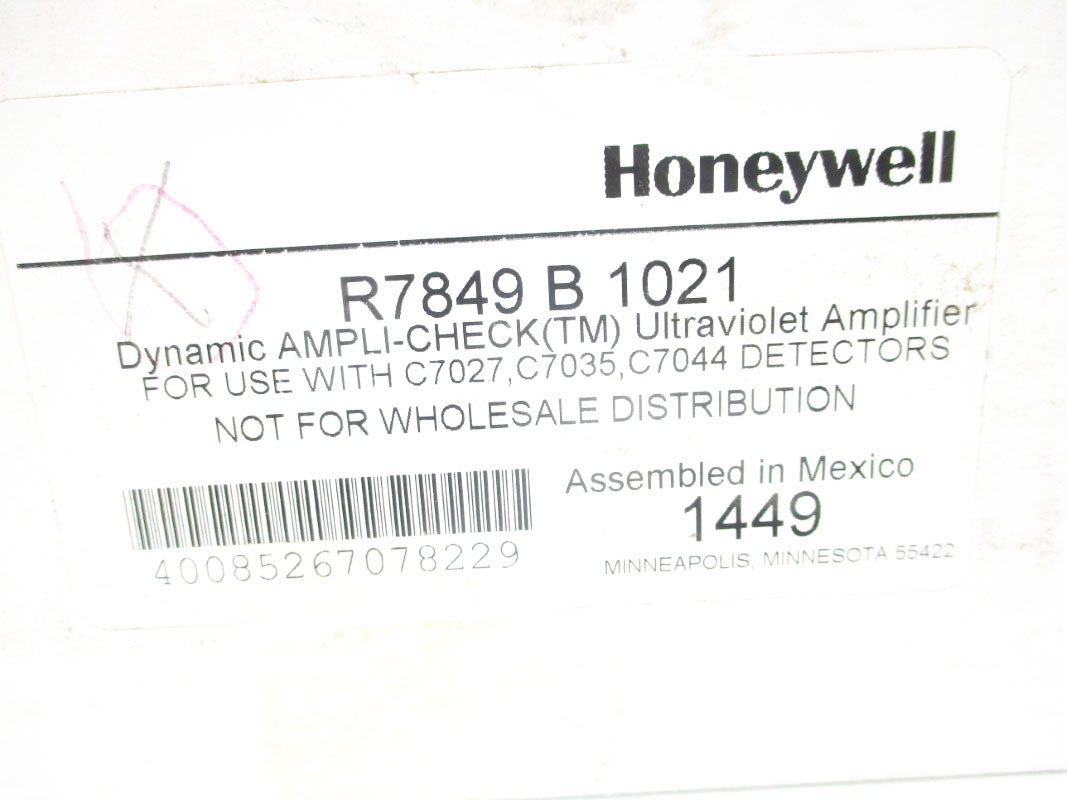 HONEYWELL R7849B1021 1.25VDC 2/3S NSMP