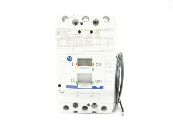 ALLEN BRADLEY 140G-G6C3-C15-KA SER. A 15A 480V NSMP