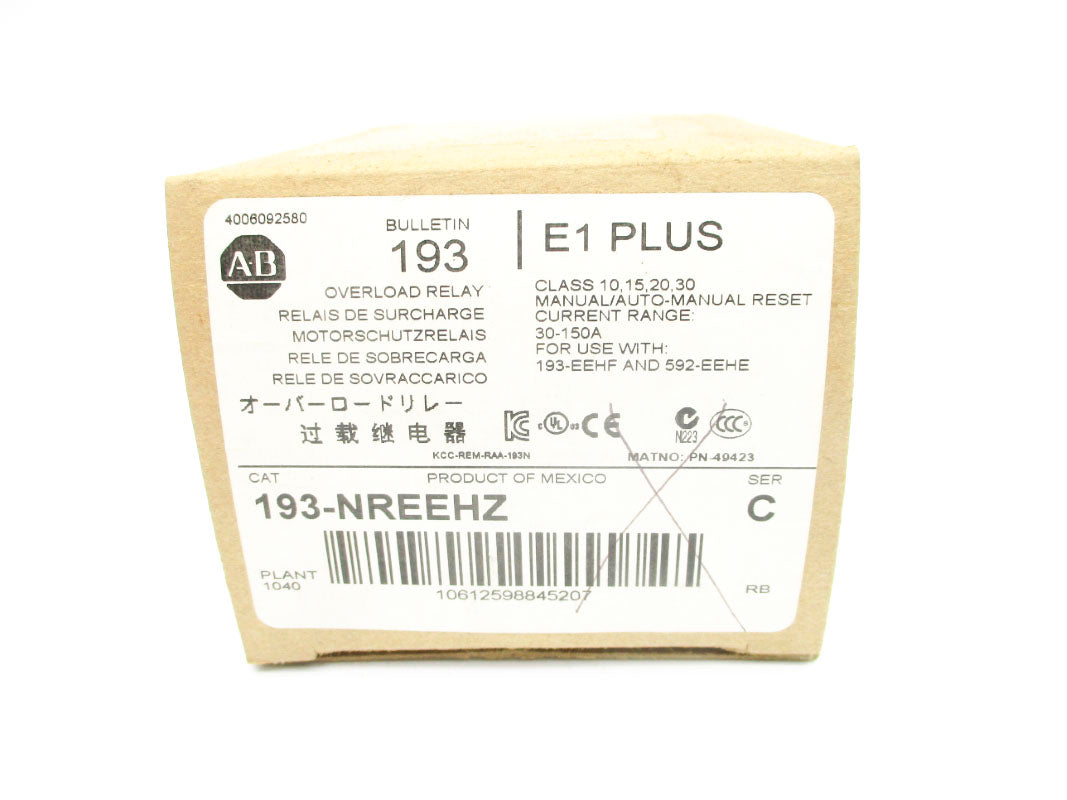 ALLEN BRADLEY 193-NREEHZ SER. C 30-150A 690V (BR/WH) NSMP