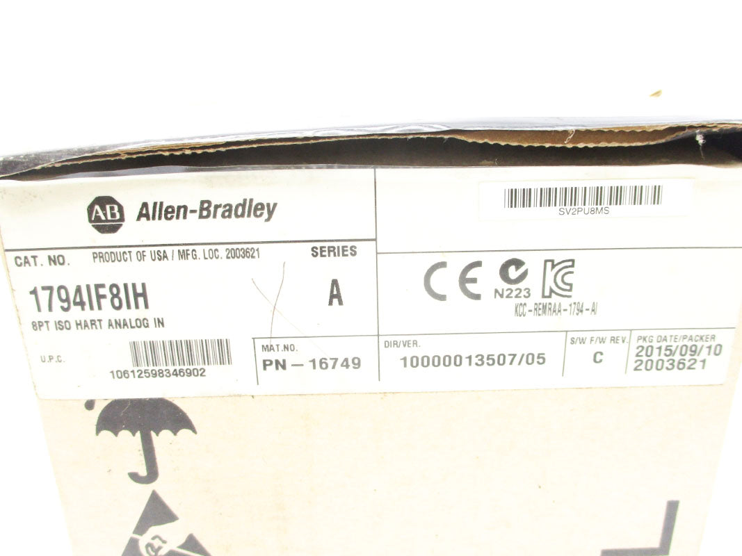 ALLEN BRADLEY 1794-IF8IH SER. A F/W C 10.2-31.2VDC NSMP