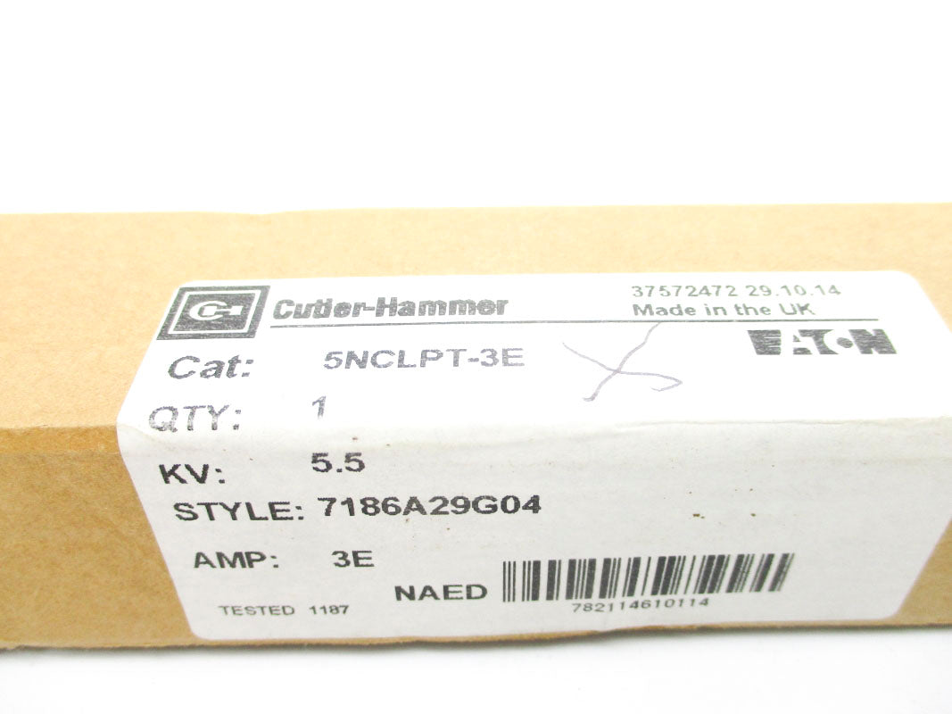 CUTLER HAMMER 5NCLPT-3E 3EA 5.5KV NSMP