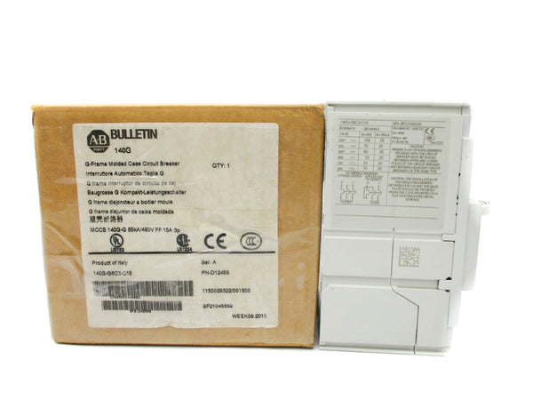 ALLEN BRADLEY 140G-G6C3-C16 SER. A 15A 480V NSMP