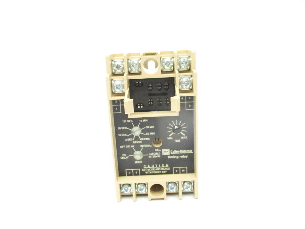 CUTLER HAMMER PROTMR 9084A61G01 120/240VAC 10A 3-120S/10M-10H NSMP