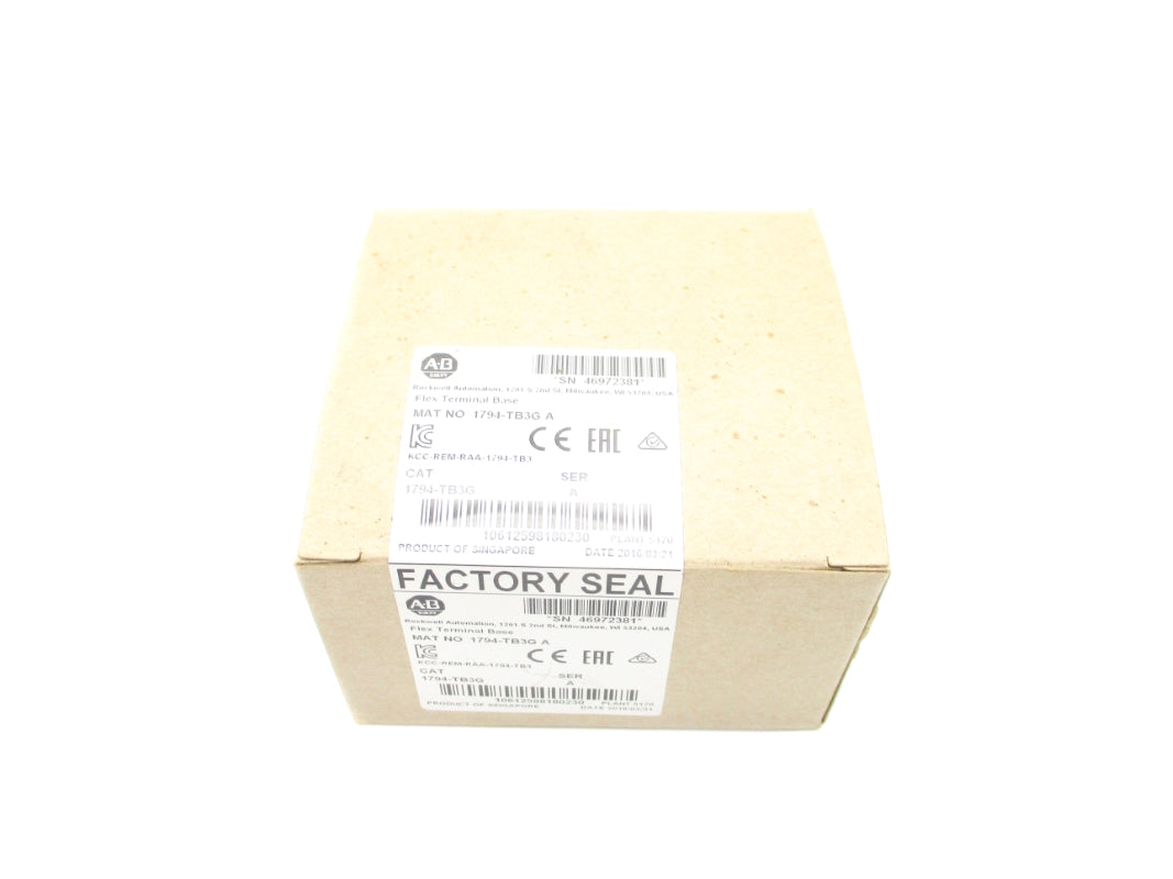 ALLEN BRADLEY 1794-TB3G SER. A DATE: 2016 NSFS