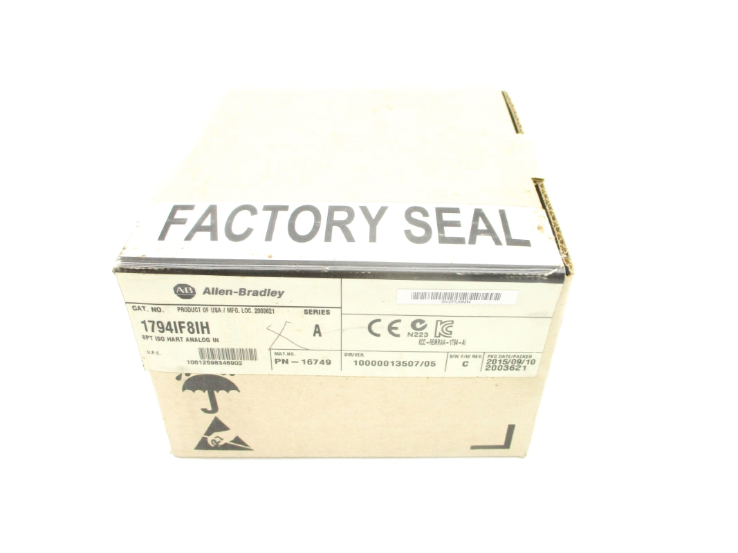 ALLEN BRADLEY 1794-IF8IH SER. A F/W C DATE: 2015 NSFS