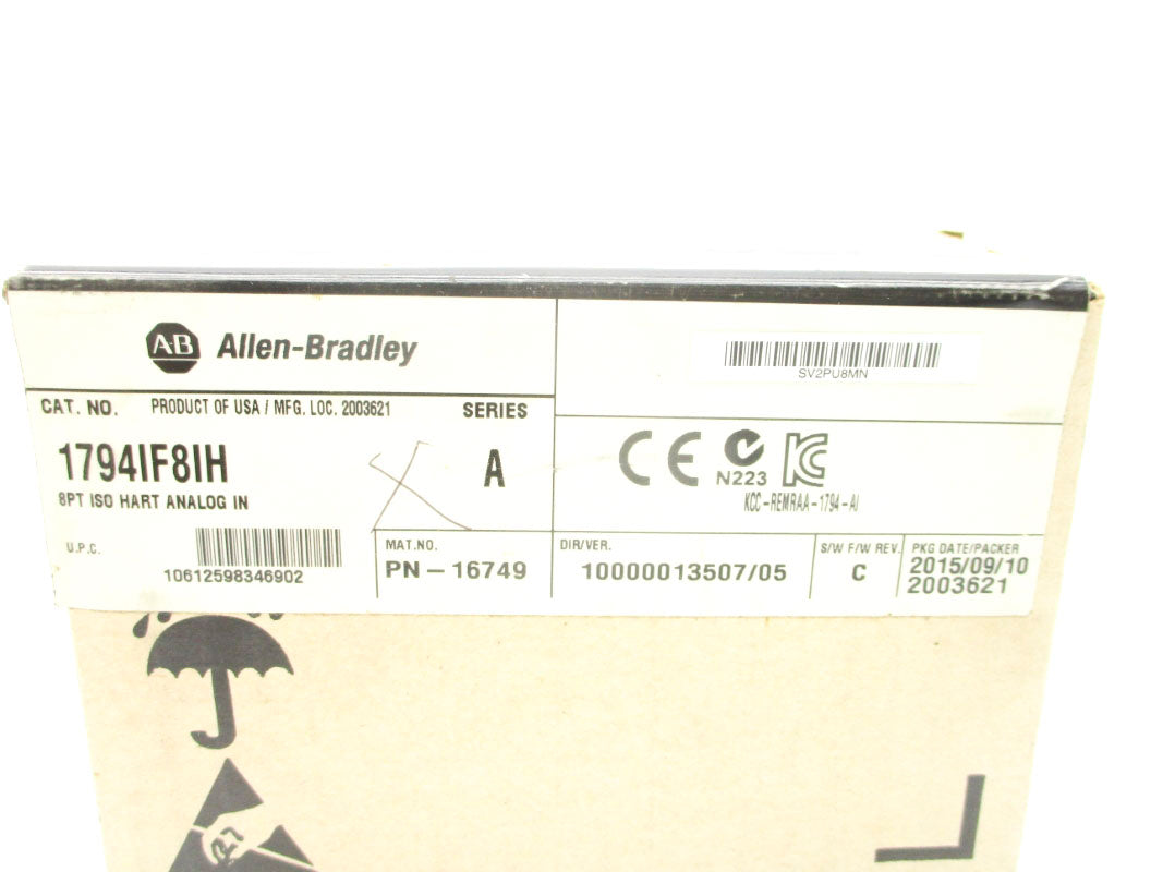 ALLEN BRADLEY 1794-IF8IH SER. A F/W C DATE: 2015 NSFS