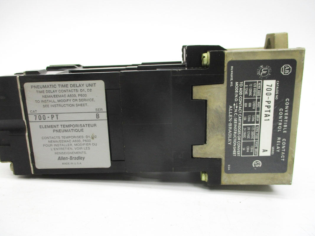 ALLEN BRADLEY  700-PPTA1 SER. A 110/115-120V 60A UNMP