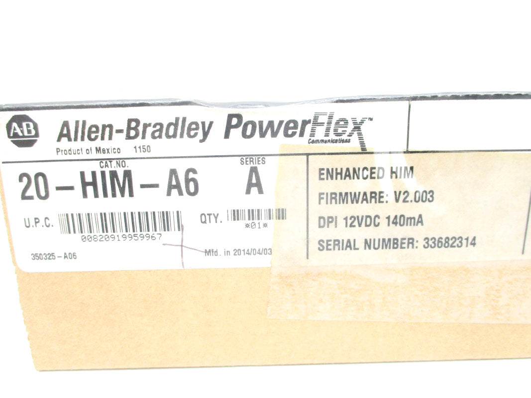 ALLEN BRADLEY 20-HIM-A6 SER. A F/W 2.003 NSMP